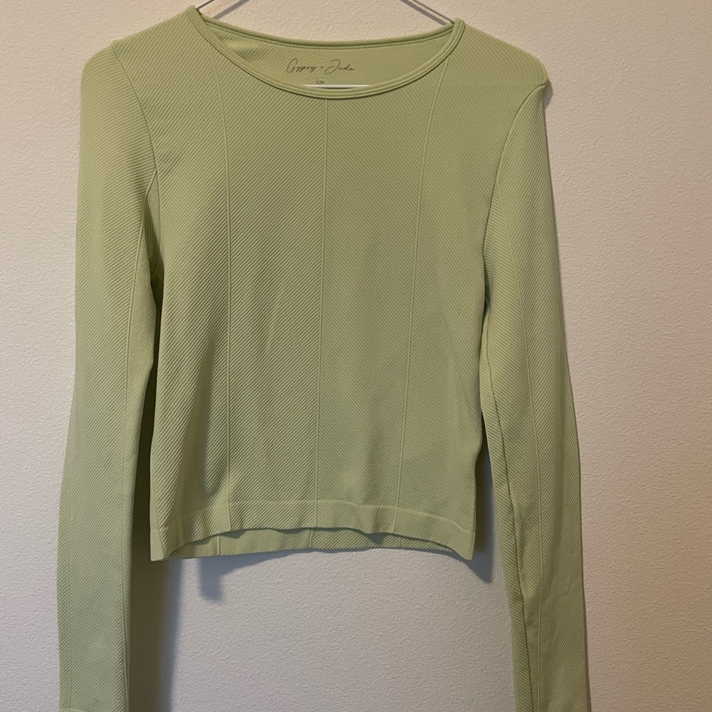 Olive Long Sleeve Top